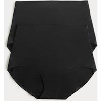 Body by M&S 2 Pack Body Invisibles No VPL Shaping Briefs Black