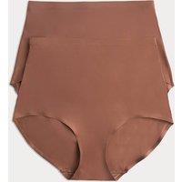 Body by M&S 2 Pack Body Invisibles No VPL Shaping Briefs Jasper