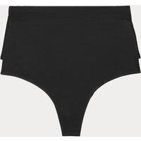 Body by M&S 2 Pack Body Invisibles No VPL Shaping Thongs Black