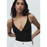 Body by M&S Body Invisibles Shaping Plunge Body Black