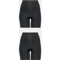 Body by M&S 2 Pack Body Invisibles Thigh Slimmers Black