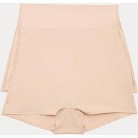 Body by M&S 2 Pack Body Invisibles No VPL Shaping Shorts Opal