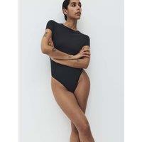 Body by M&S Body Soft Smoothing T-Shirt Body Black