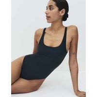 Body by M&S Body Soft Smoothing High Leg Body Black