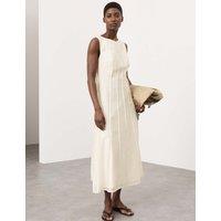 Autograph Lyocell Rich Seam Detail Midaxi Dress Cream