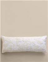 Pure Cotton Floral Embroidered Cushion