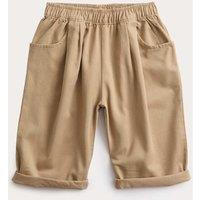 M&S Pure Cotton Pleated Oversized Chinos (0-6 Yrs) Stone