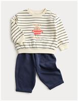 2 Piece Cotton Rich Jacket Potato Outfit (0-3 Yrs)