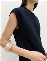 Crew Neck Knitted Vest