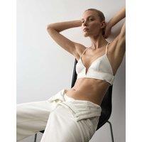 Autograph Black Label Satin Bralette Ivory