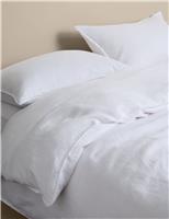 M&S Pure Linen Bedding Set Seafoam