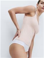 M&S Secret Support Scoop Neck Bra Vest Soft Pink