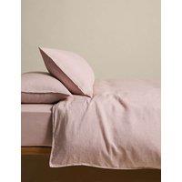 M&S Pure Linen Bedding Set Pink
