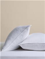 M&S 2 Pack Pure Linen Standard Pillowcases Seafoam