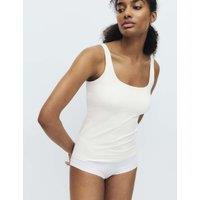 M&S Secret Support Scoop Neck Bra Vest Ivory