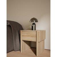 M&S Cove Bedside Table Natural
