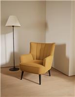 Evie Velvet Accent Armchair