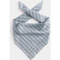 M&S Pure Cotton Patterned Bandana Light Blue Mix