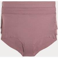Body by M&S 3 pack Body Invisibles No VPL High Rise Knicker Shorts Sugar Plum