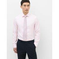 M&S SARTORIAL Extra Slim Fit Luxury Cotton Twill Shirt Pale Pink