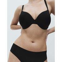 Body by M&S Body Invisibles Padded Wired Demi Cup Bra F+ Black