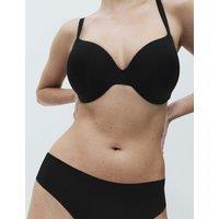 Body by M&S Body Invisibles Padded Wired Demi Cup Bra F+ Black
