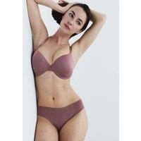 Body by M&S Body Invisibles Padded Wired Demi Cup Bra (F+) Sugar Plum