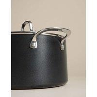 M&S Non-Stick Pro 24cm Stock Pot Black