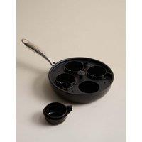 M&S Non-Stick Pro 20cm Egg Poacher Black