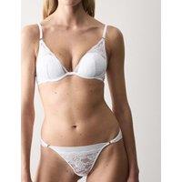 Autograph Savannah Lace Tanga Thong White