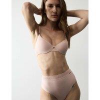 Autograph Boston No VPL Microfibre High Waisted Thong Mallow