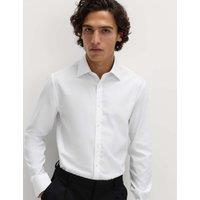 M&S Ultimate Extra Slim Non Iron Pure Cotton Shirt White