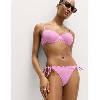 M&S Wired Sculpt Scallop Bikini Top (A-E) Pink