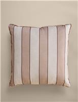 M&S Set of 2 Striped Outdoor Cushions Yellow Mix