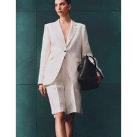 Autograph Pure Linen Tailored Blazer Soft White