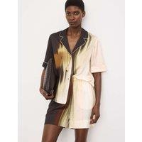 Autograph Printed High Waisted Resort Shorts Multi