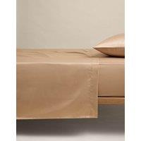 M&S Egyptian Cotton 400 Thread Count Silky Flat Sheet Biscuit