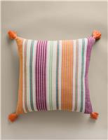 Pure Cotton Woven Striped Outdoor Cushion