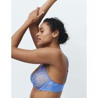 M&S Ida Lace Wired Plunge Bra A-E Fresh Blue