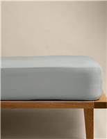 M&S Stay Cool Lyocell Rich Fitted Sheet Cream