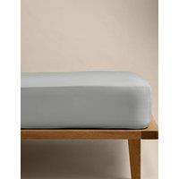 M&S Stay Cool Lyocell Rich Fitted Sheet Dove