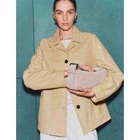 Autograph Leather Revere Collar Jacket Sand