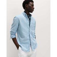 M&S Denim Shirt Light Blue
