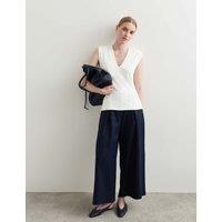 JAEGER Jersey V-Neck Vest Top Ivory