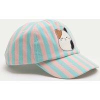 M&S Pure Cotton Squishmallows Cap (3-13 Yrs) Green Mix
