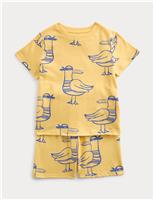 Kids Pure Cotton Seagull Short Pyjamas (1-8 Yrs)