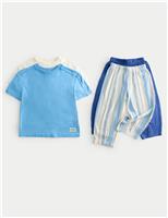 Kids 2 Pack Striped Pyjama Sets (1-8 Yrs)