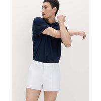 Goodmove Elasticated Waist 3 Inch Shorts White