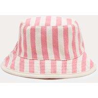 M&S Kids' Twill Striped Bucket Hat (1-13 Yrs) Pink Mix