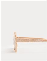 M&S Kids' Shell Sunglasses (S-L) Cream